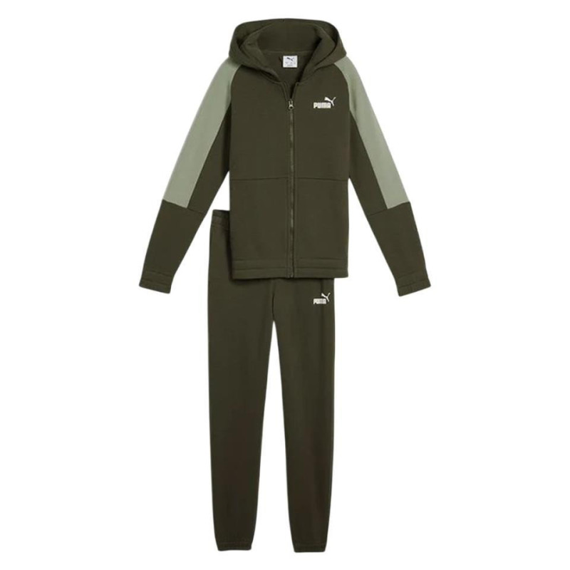 CHANDAL PUMA ESS BLOCK HOODED VERDE 689724-70