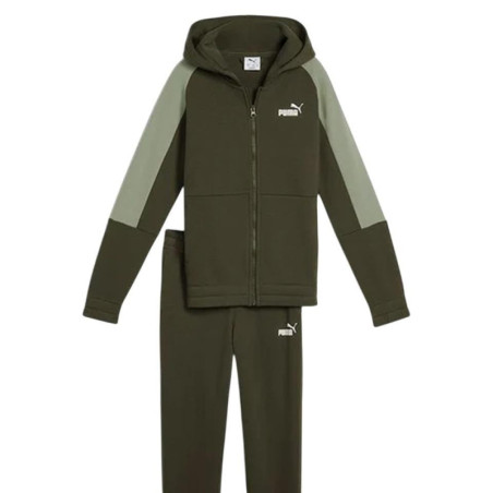 CHANDAL PUMA ESS BLOCK HOODED VERDE 689724-70