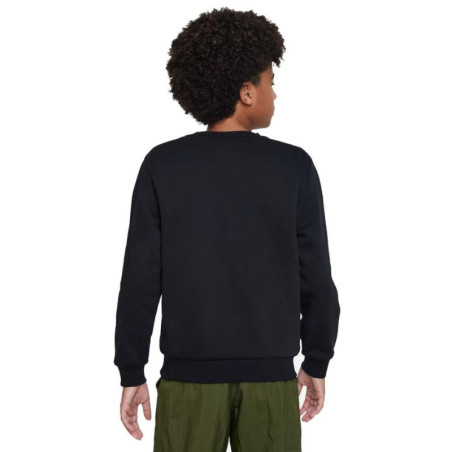 SUDADERA NIKE CLUB CREW NEGRO NIÑOS FD3006-010