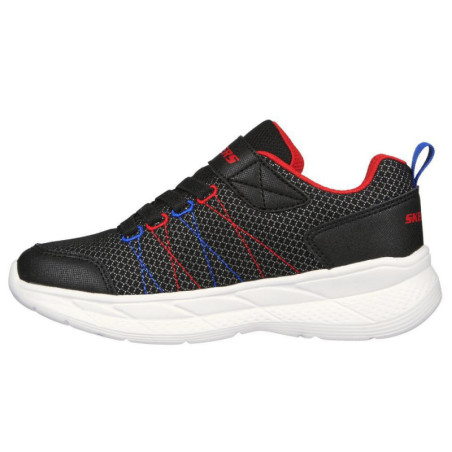 ZAP N SKECHERS SNAP SPRINT NEGRO ROJO