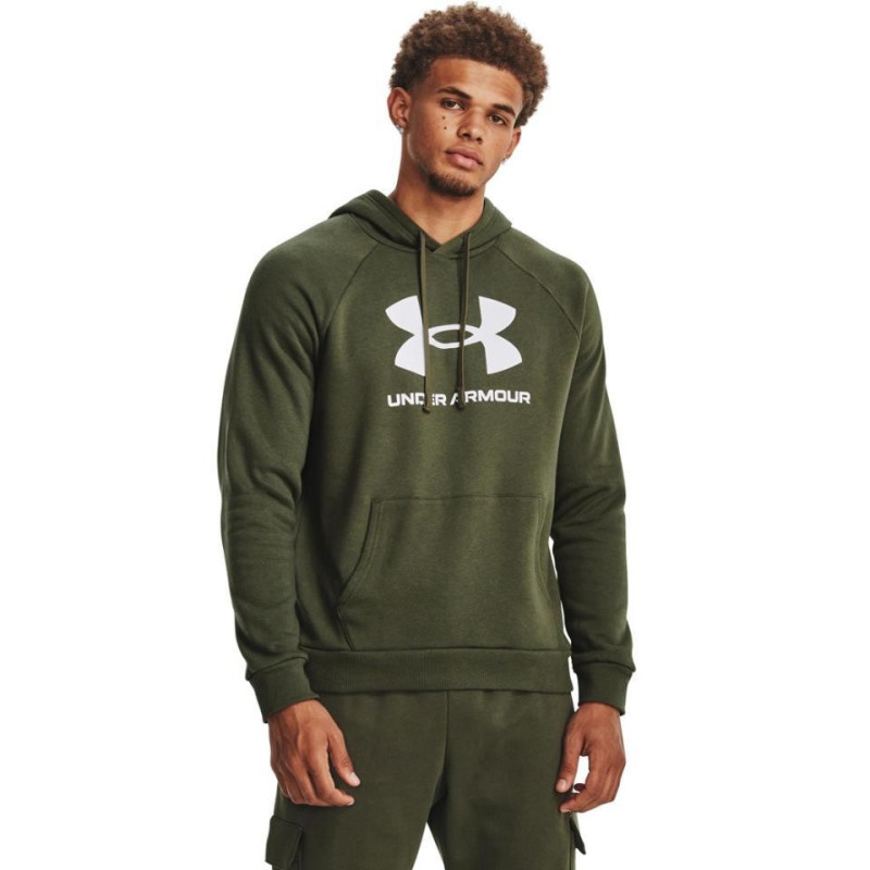 SUDADERA UNDER ARMOUR RIVAL VERDE 1379758-390