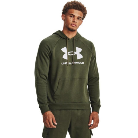 SUDADERA UNDER ARMOUR RIVAL VERDE 1379758-390