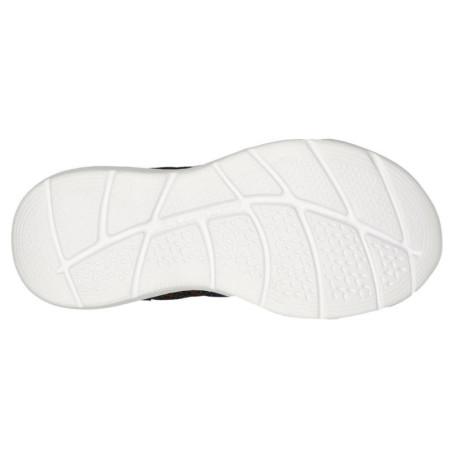 ZAP N SKECHERS SNAP SPRINT NEGRO ROJO