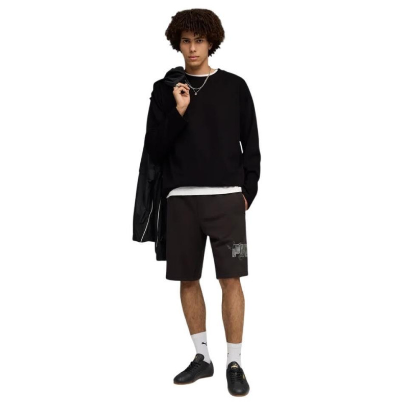 PANTALON CORTO PUMA CAMO SHORTS NEGRO 692038-01
