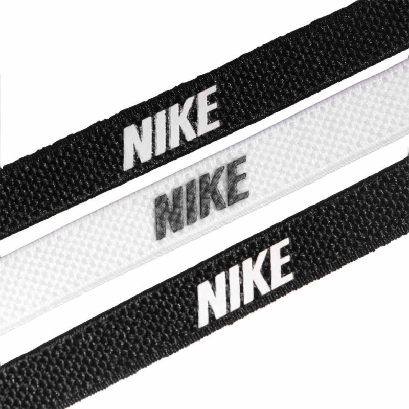 CINTA CABELLO NIKE PACK 3 UD BLANCO NEGRO N1004529