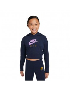 SUDADERA NIKE AZUL SPORTSWEAR LOGO CZ6234-451