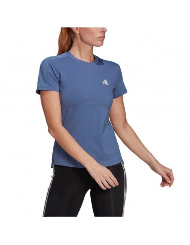 CAMISETA ADIDAS TECNICA AZUL MUJER GL4003
