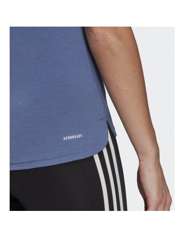 CAMISETA ADIDAS TECNICA AZUL MUJER GL4003