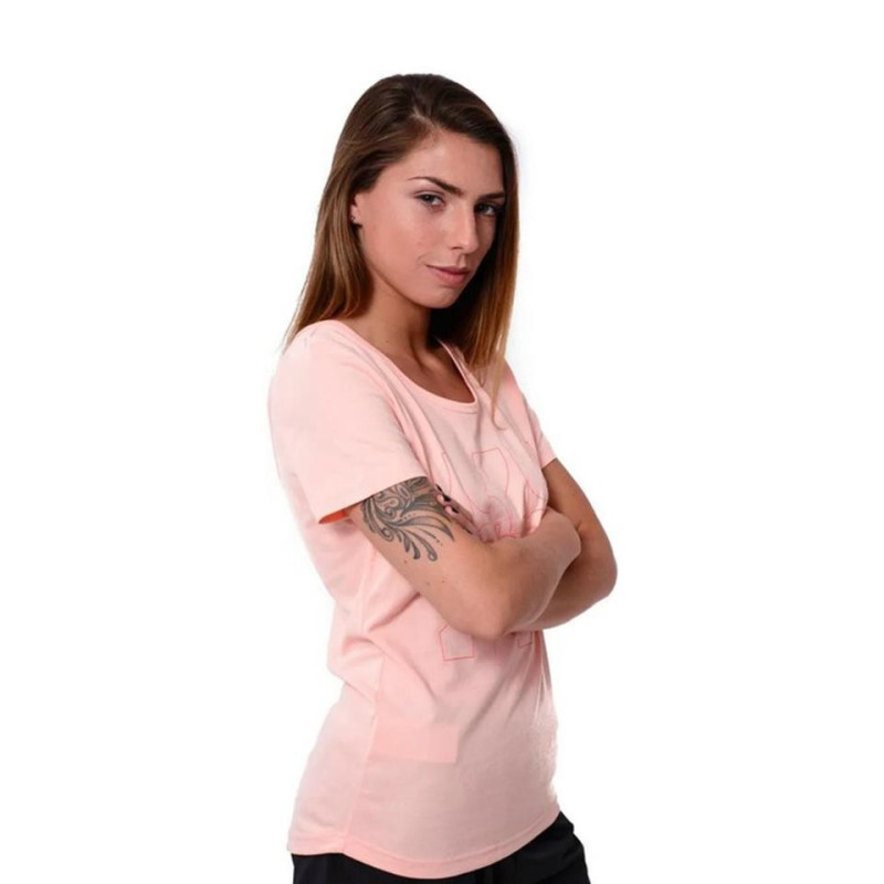 CAMISETA ADDIAS W MO PR T-SHIRT ROSA EH6470