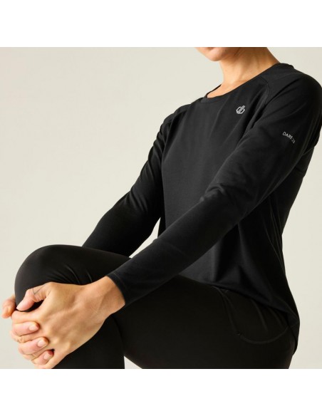 CAMISETA NIMBLE SLEVE NEGRO MANGA LARGA DWT803-800