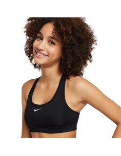 SUJETADOR DEPORTIVO NIKE SWOOSH NEGRO FJ7161-010 2