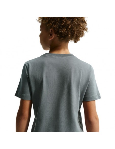 CAMISETA NIKE MANGA CORTA GRIS NIÑOS II0287-084