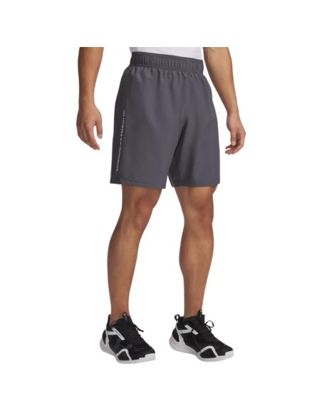 PANTALON CORTO UNDER ARMOUR GRIS TECH 1383356-025