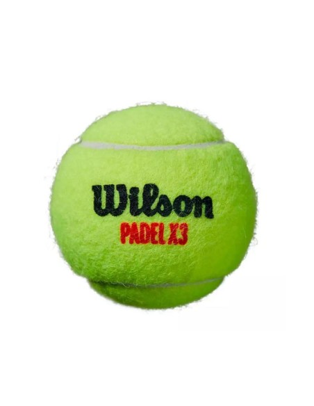 TUBO PELOTAS WILSON X3 PADEL WR8900801001