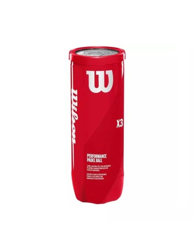 TUBO PELOTAS WILSON X3 PADEL WR8900801001