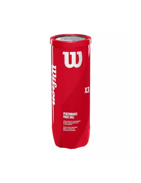 TUBO PELOTAS WILSON X3 PADEL WR8900801001