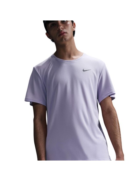 CAMISETA NIKE MILER SS HOMBRE LILA DV9315-515