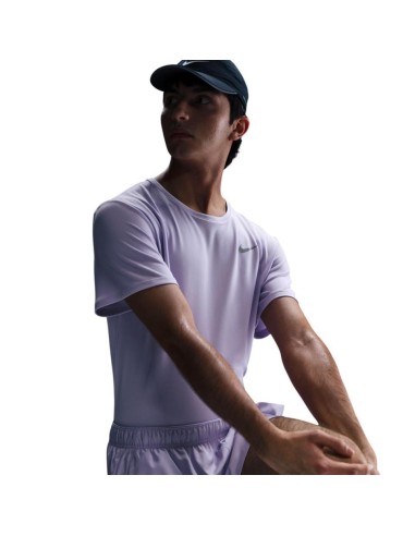 CAMISETA NIKE MILER SS HOMBRE LILA DV9315-515