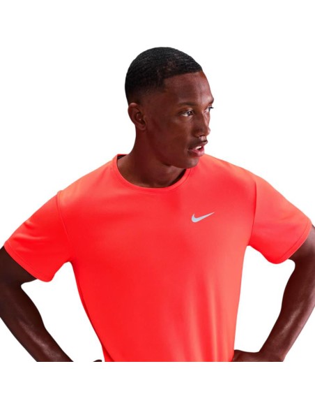 CAMISETA NIKE MILER SS HOMBRE NARANJA DV9315-635
