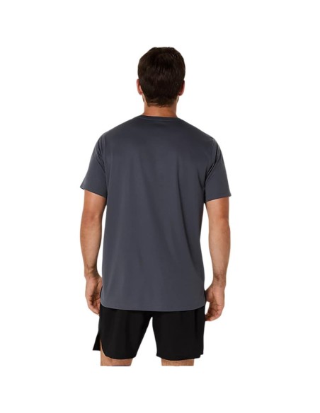 CAMISETA ASICS MANGA CORTA GRIS HOMBRE 2011D221-02