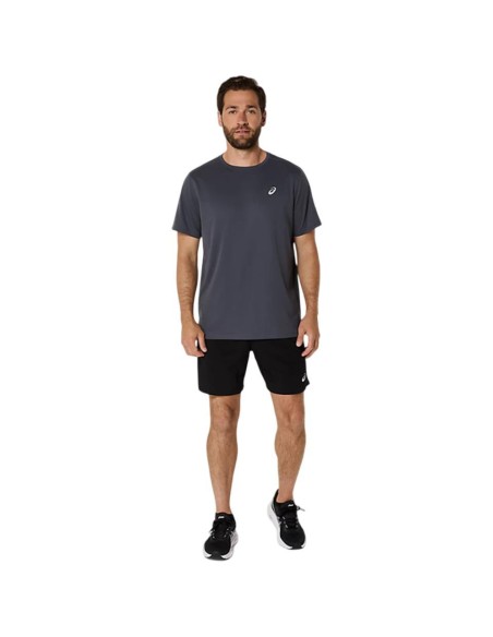 CAMISETA ASICS MANGA CORTA GRIS HOMBRE 2011D221-02
