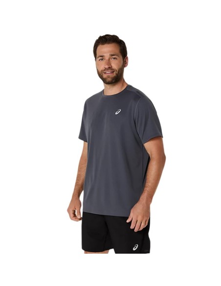 CAMISETA ASICS MANGA CORTA GRIS HOMBRE 2011D221-02