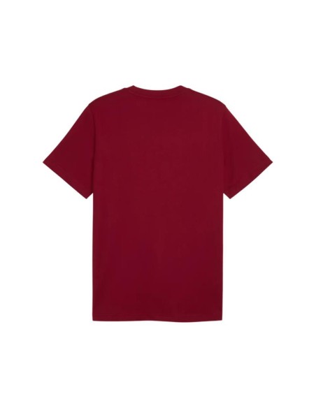 CAMISETA PUMA ESS LOGO GRANATE HOMBRE 692912-23