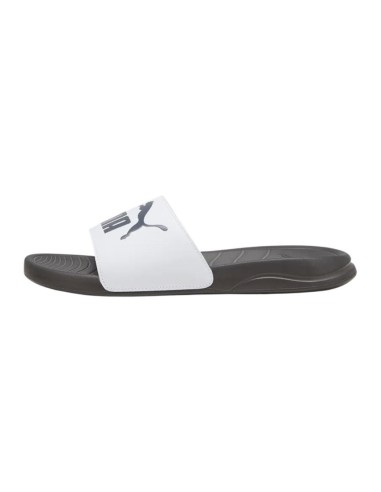 CHANCLAS PUMA POPCAT 20 NEGRO BLANCA 372279-36