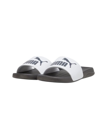 CHANCLAS PUMA POPCAT 20 NEGRO BLANCA 372279-36