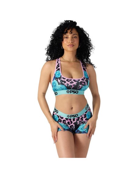 SUJETADOR PSD FLORAL LEOPARD MUJER 3244T1048