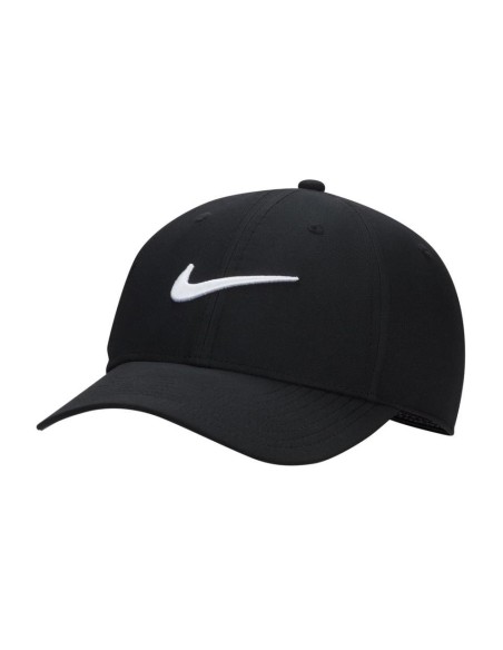GORRA NIKE DRI-FIT NEGRO LOGO BLANCO FB5625-010