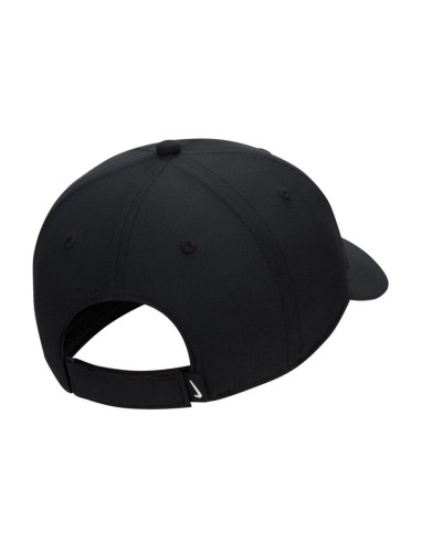 GORRA NIKE DRI-FIT NEGRO LOGO BLANCO FB5625-010