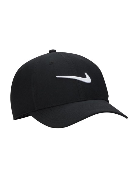 GORRA NIKE DRI-FIT NEGRO LOGO BLANCO FB5625-010