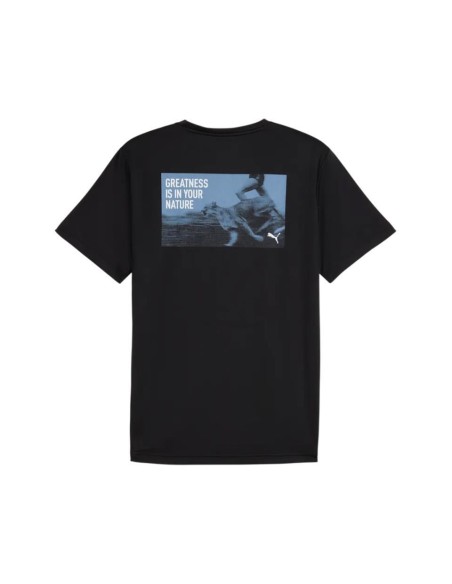 CAMISETA PUMA RUN GREATNESS NEGRO 529133-51