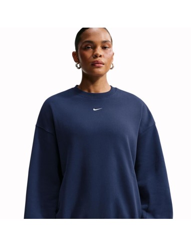 SUDADERA NIKE STUDIO FLEECE AZUL MUJER IM8082-410