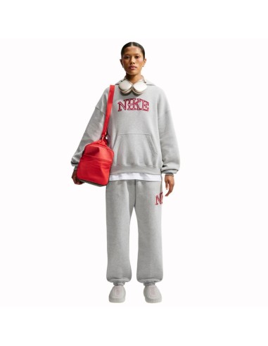 SUDADERA NIKE STUDIO FLEECE GRIS MUJER IM9830-012