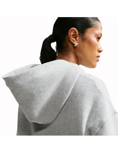 SUDADERA NIKE STUDIO FLEECE GRIS MUJER IM9830-012