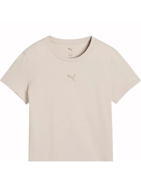 CAMISETA PUMA MUJER ESS CENTERED BEIGE 692916-82