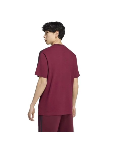 CAMISETA ADIDAS ESSENTIALS 3 GRANATE HOMBRE KY4120