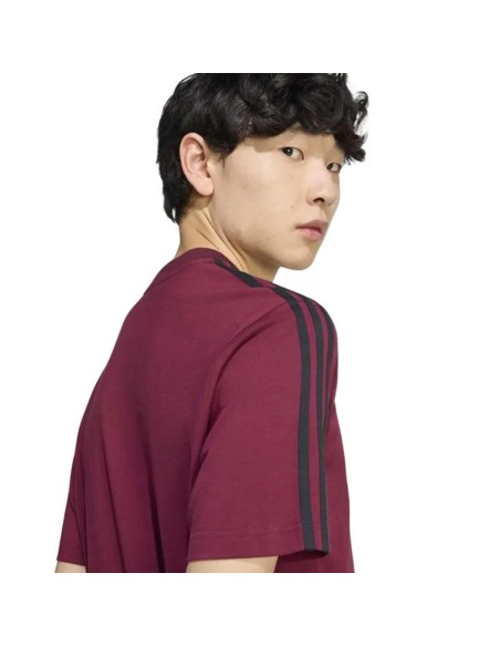 CAMISETA ADIDAS ESSENTIALS 3 GRANATE HOMBRE KY4120