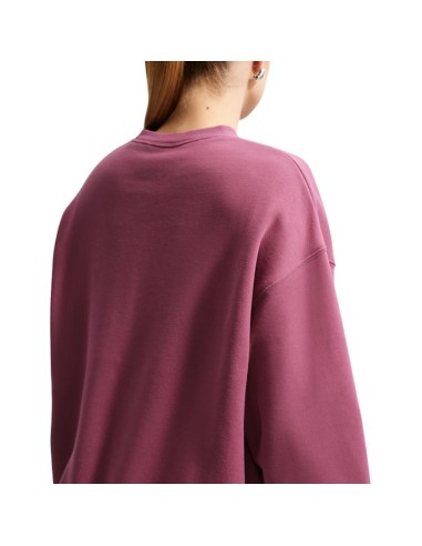 SUDADERA NIKE STUDIO FLC MUJER GRANATE IM8082-654