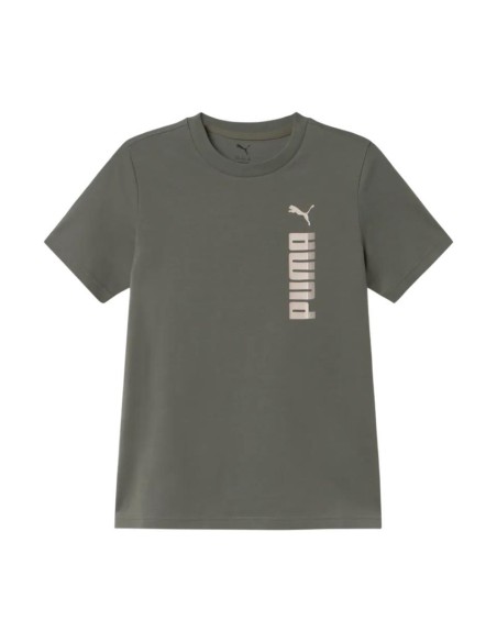 CAMISETA PUMA ESS GRAPHIC VERDE NIÑOS 694946-86