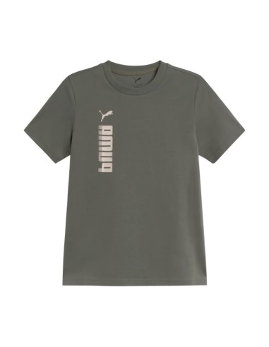 CAMISETA PUMA ESS GRAPHIC VERDE NIÑOS 694946-86