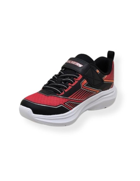 ZAPATILLAS SKECHERS MICROSPEC ROJO 404127L-BKRD