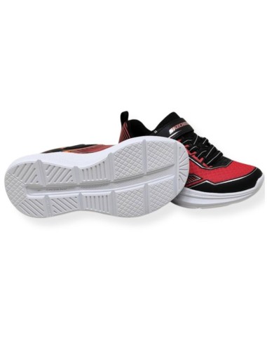 ZAPATILLAS SKECHERS MICROSPEC ROJO 404127L-BKRD