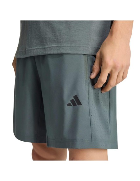 PANTALON CORTO ADIDAS ESSENTIALS BASE GRIS KS3847