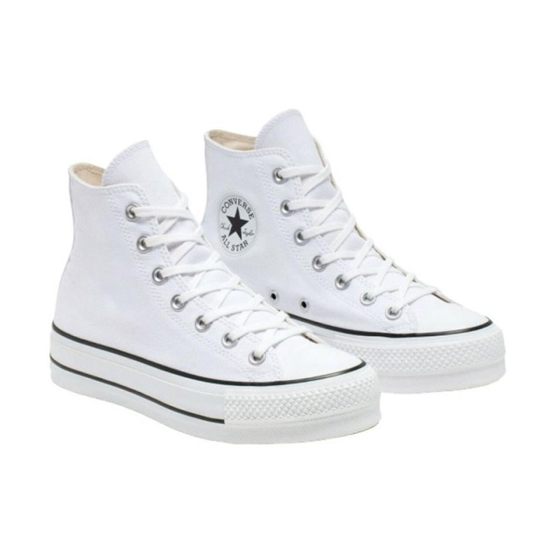 ZAP M CONVERSE BOTA PLATAFORMA BLANCA TELA