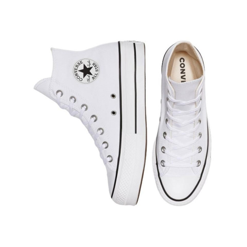 ZAP M CONVERSE BOTA PLATAFORMA BLANCA TELA