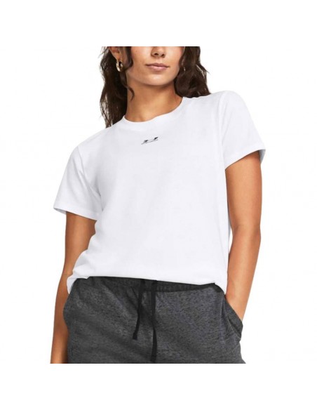 CAMISETA UNDER ARMOUR BLANCA MUJER