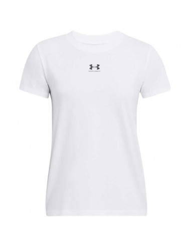 CAMISETA UNDER ARMOUR BLANCA MUJER